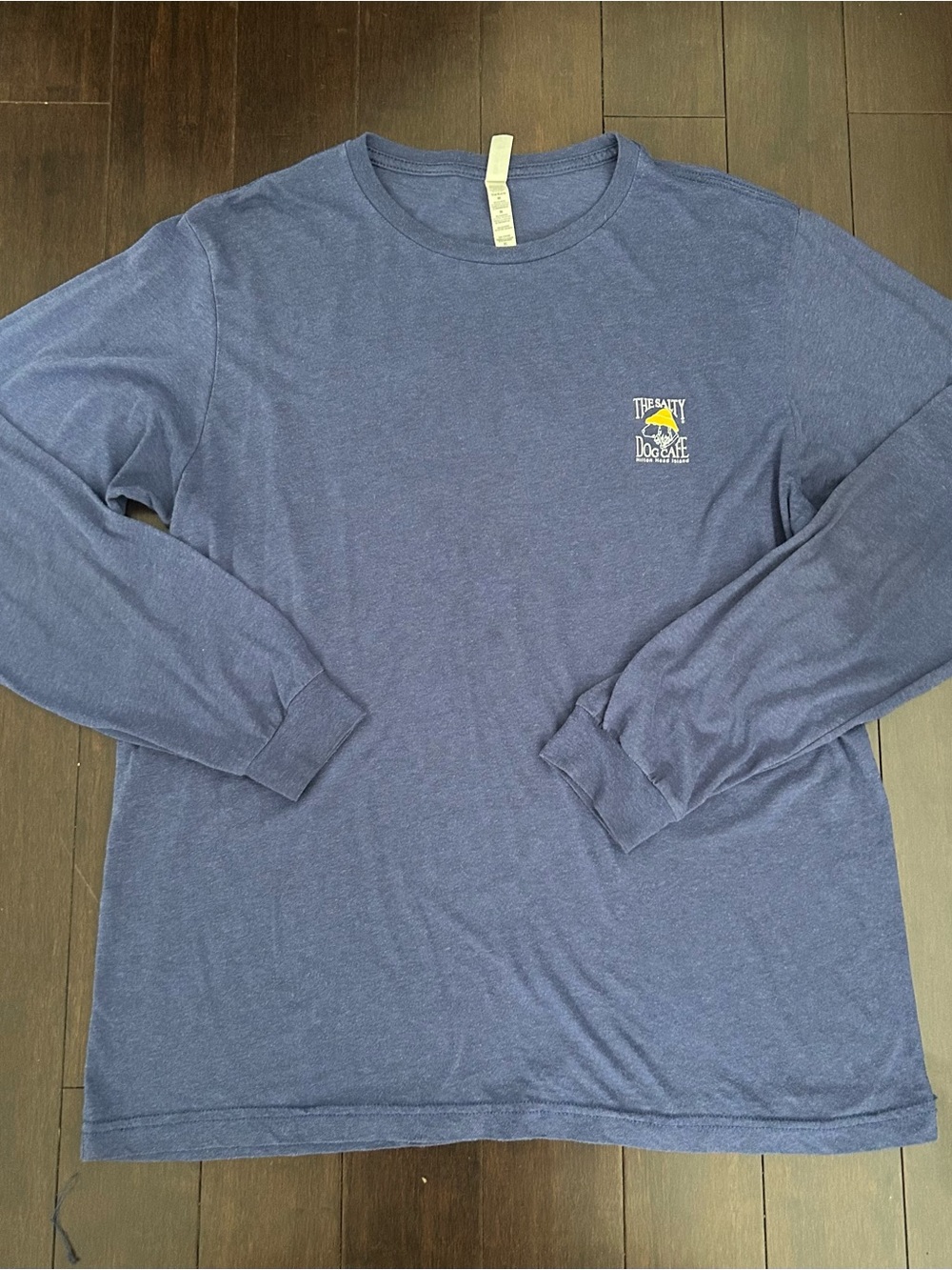 The Salty Dog Cafe Men's Long-Sleeve Crewneck Shirt - Blue